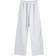SKIMS Gray Cotton Fleece Classic Straight Leg Sweatpants - Light Heather Grey