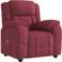 vidaXL Massageliege Weinrot Stoff Massagesessel