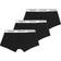 Calvin Klein 3 Pack Boys Trunks - Icon Cotton Stretch - Black