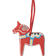 Pluto Design Dala Horse Decoration Pendant Red Christmas Tree Ornament
