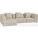 Sklum Sofá Modular Chaise Longue Izquierdo 3 Piezas En Tela Bouclé Beige Crema Sofa