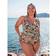 Curvy Kate Ripple Reef Non-wired Multiway Tankini Top - Black Print