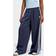 adidas Adicolor Satin Wide Leg Track Joggers - Navy