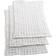 The Organic Company Big Waffle De Toilette 25 x 40 cm Set De 3 - Gris Torchon de cuisine Blanc (40x25cm)