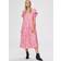 Selected Femme Slfsadie 3/4 Midi Dress - Pink