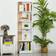 Homcom Almacenaje con 5 Estantes Librería Multiusos 45 x 21 x 170 cm Estantería de libros