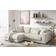KAWOLA Madeline Ecksofa mit Longchair Cord Sofa