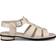 ecco Sculpted Alba 25 Leather Heeled Sandal - Beige