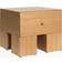 ferm LIVING Kuben Natural Oak Bedside Table 45x45cm