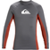 Quiksilver Mens Rash Vest Everyday Grey UPF50+ Surf Long Sleeved Guard Top S25