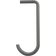 String J For Metal Shelf 5-pack Dark Grey Coat Hook
