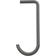 String J For Metal Shelf 5-pack Dark Grey Coat Hook