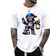 Shein Mens Summer Cartoon Bear Printed Round Neck Short Sleeve Casual TShirt