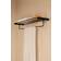 Sklum Toallero De Pared Para Baño Con Balda En Acero Inoxidable Devon Negro