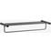 Sklum Toallero De Pared Para Baño Con Balda En Acero Inoxidable Devon Negro
