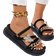 Shein New Arrivals PlusSize Women Shoes With European And American Style ThickSole OpenToe Sandals For Outdoor