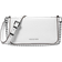 Michael Kors Wandelbare Pochette Bryant Small Aus Gekrispeltem Leder - Weiss
