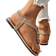 Shein Nyheter Fashionabel Kvinnors Platta Sandaler Stil Kaki Frg Prl Detaljering Lmplig Fr Enkel Och Fransk stil