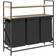 vidaXL Laundry Basket 3 Compartments with Shelves Sonoma Oak