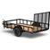 CarryOn Trailer 5.5 ft x 10 ft Tube Top Rail Utility Trailer