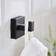 Dunelm Sparkle Black Square Towel Hook