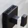 Dunelm Sparkle Black Square Towel Hook