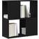 vidaXL i Sort Eg 60 x 24 x 63 cm Bogreol 63cm