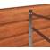 vidaXL Odlingslåda grå 240x80x77 80x240x77cm