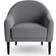 Dunelm Kaspar Soft Texture Tub Charcoal Armchair 81cm