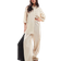 New Look Cotton Slub Wide Leg Trousers Co-Ord - Cream
