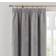 Dunelm Chenille Pencil Pleat Curtains Silver 117x137cm