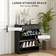 Homcom Slim Cabinet with 2 Flip Drawers for 12 Pairs of Shoes Black Shoe Rack 80x91.5cm