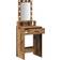 vidaXL Sminkebord Med LED-Lys Gamle Træ 50 x 41 x 140 cm Toiletbord 41x50cm