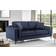 Fairmont Park Velvet Navy Blue 85cm H X 206cm W X 90cm D Sofa 206cm 3 Seater