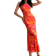 Shein Womens Summer Elegant Beach Floral Print Bodycon One Shoulder Twist Knot Dress Hawaii