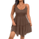 Shein Plus Ruffle Hem Cami Dress