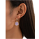 Shein pair Metal Fashionable Lucky Clover Pendant Earrings