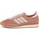 adidas SL72 OG Sneakers Med Hæklede Cremehvide Striber - Lysebrune