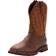 Ariat Men's Groundbreaker Waterproof Steel Toe Boots Brown 10.5EE