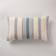 Dunelm Churchgate Drayton Stripe Cushion Complete Decoration Pillows White, Blue (30x50cm)