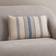 Dunelm Churchgate Drayton Stripe Cushion Complete Decoration Pillows White, Blue (30x50cm)
