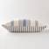 Dunelm Churchgate Drayton Stripe Cushion Complete Decoration Pillows White, Blue (30x50cm)
