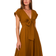 1.State Midi Tie-Front Handkerchief-Hem Dress - Cathay Spice