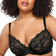 Ann Summers Sexy Lace Fuller Bust Non Padded Plunge Bra - Black