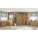 Carryhome Eiche Artisan Lagerschrank 80x195cm