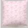 Romwe pc Romantic Bowknot Heart Printed Soft Pillow Case Pink (40x40cm)