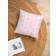 Romwe pc Romantic Bowknot Heart Printed Soft Pillow Case Pink (40x40cm)