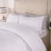 OHS Piped Edge Set King Duvet Cover White, Black (230x220cm)