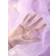 Shein Plain Color Yarn Curtain Decoration Wedding Party Tablecloth Purple (200x160cm)