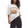 Topshop Oversized Tee - Cream/White